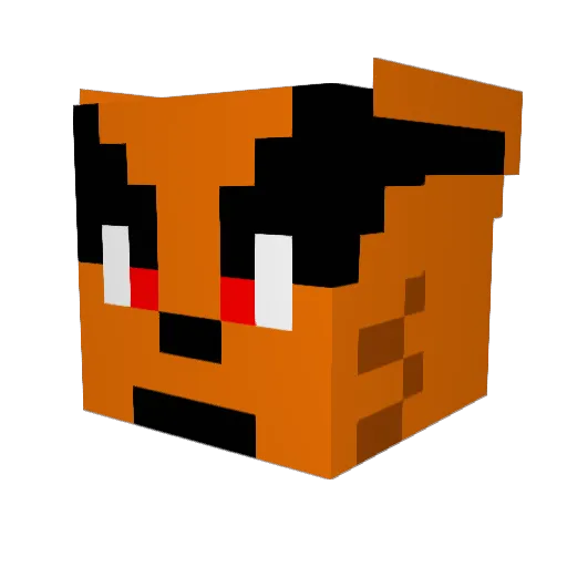 Rafa8941 Minecraft avatar head, 3D render