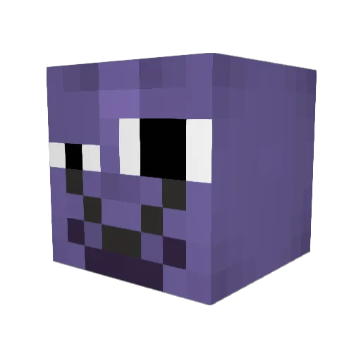 RafaKil13 Minecraft avatar head, 3D render