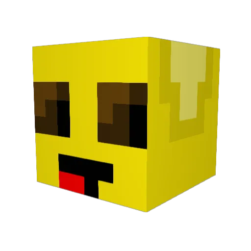 RafaToJa Minecraft avatar head, 3D render