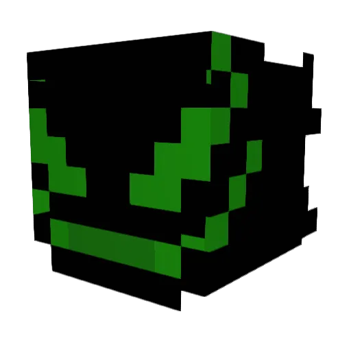 Rafael10PE Minecraft avatar head, 3D render
