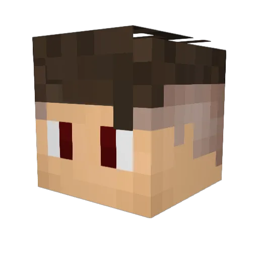 RafaelAvonts Minecraft avatar head, 3D render