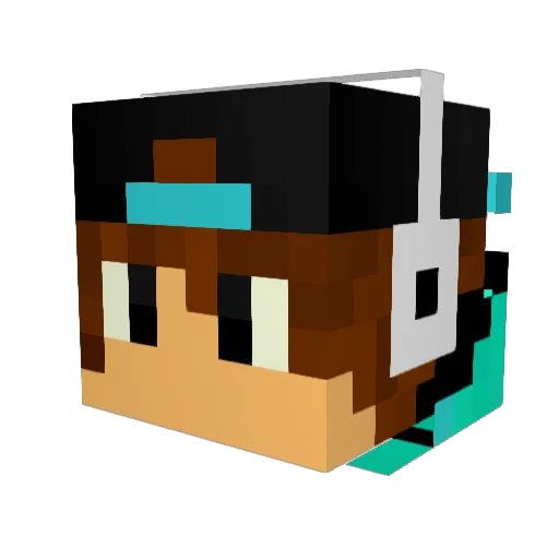 RafaelBrGamer Minecraft avatar head, 3D render