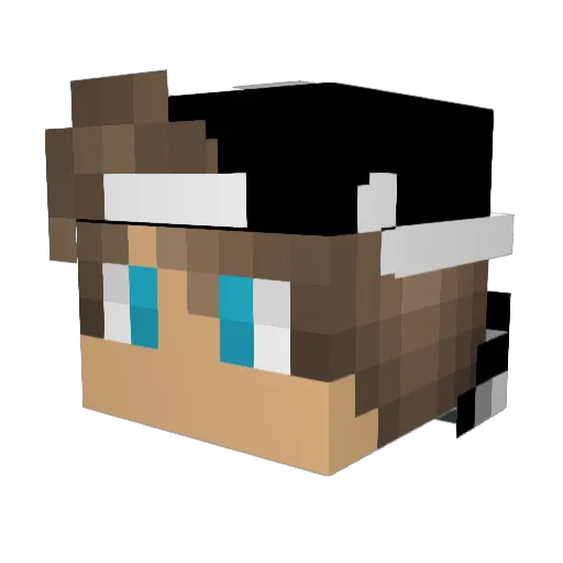 RafaelPro123 Minecraft avatar head, 3D render