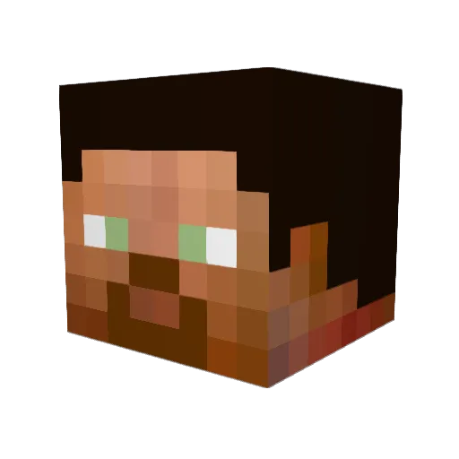 Rafael_I123 Minecraft avatar head, 3D render