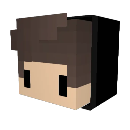 Rafael_M Minecraft avatar head, 3D render