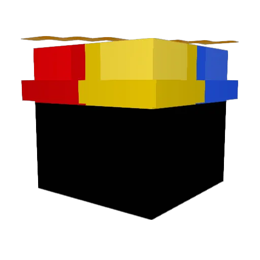 Rafatii Minecraft avatar head, 3D render