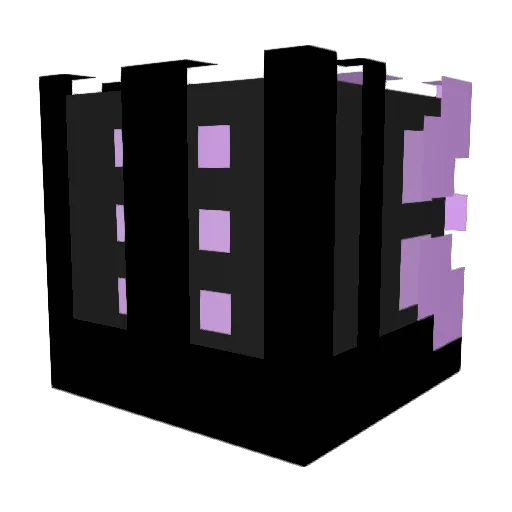Rafcion Minecraft avatar head, 3D render