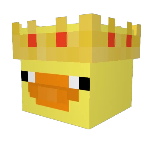 Raff066 Minecraft avatar head, 3D render