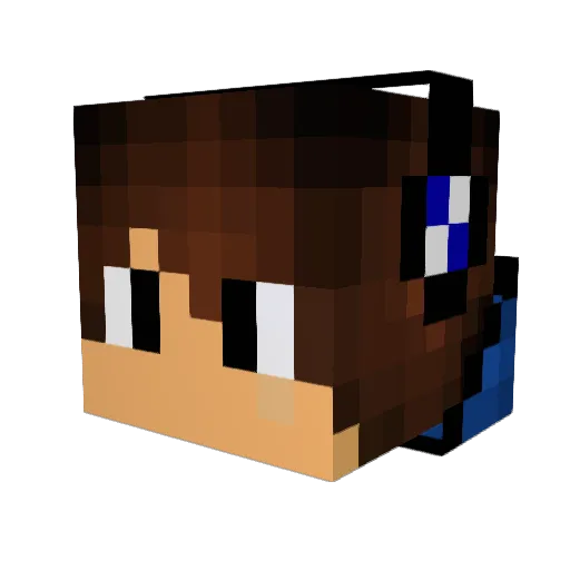 Raffa9966 Minecraft avatar head, 3D render