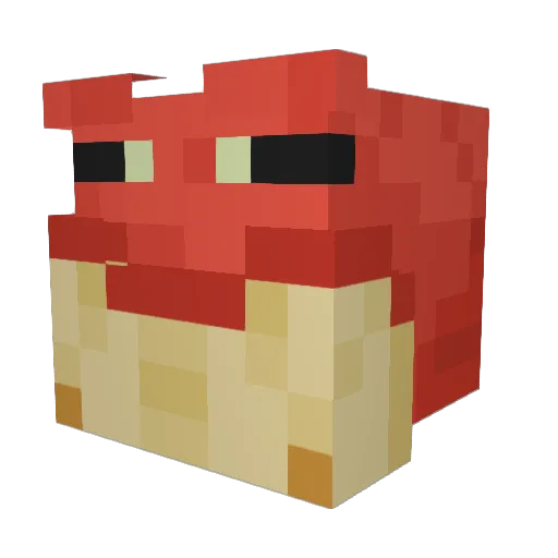 RafiSolito Minecraft avatar head, 3D render