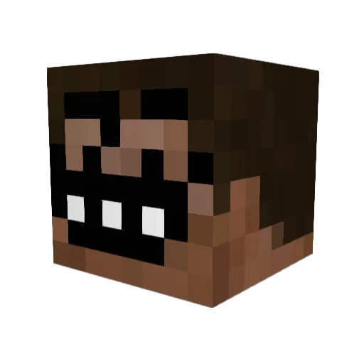 Rafiki4114 Minecraft avatar head, 3D render