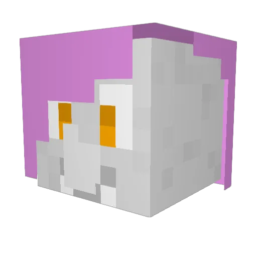 Rafil678 Minecraft avatar head, 3D render