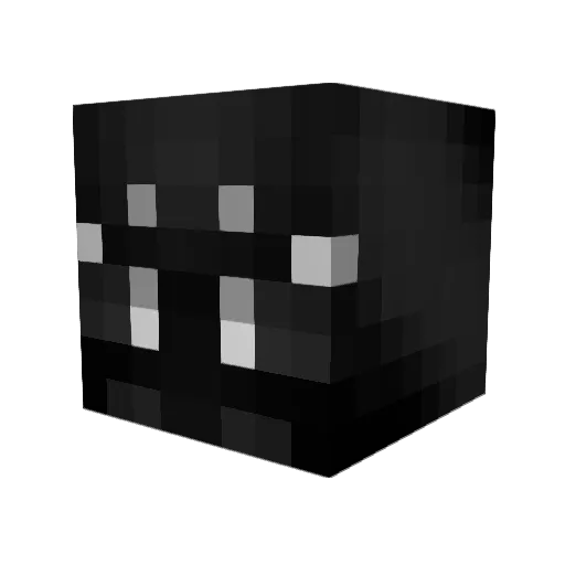 Rafilllla Minecraft avatar head, 3D render