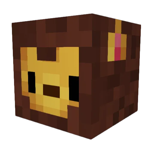 Rafiqvs Minecraft avatar head, 3D render