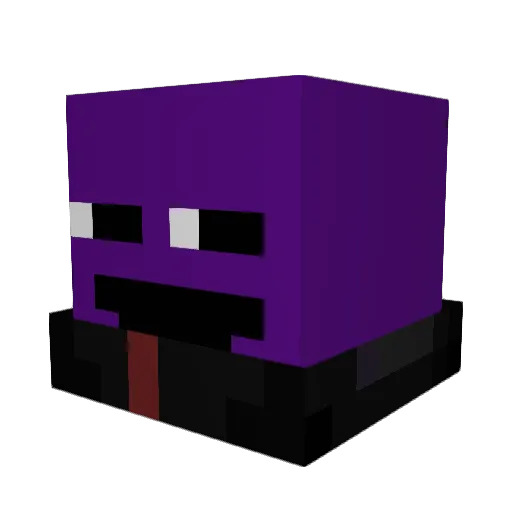 Rafno99 Minecraft avatar head, 3D render