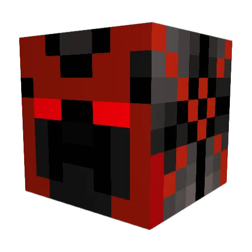 Rage4177 Minecraft avatar head, 3D render