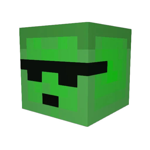 RageKid123 Minecraft avatar head, 3D render