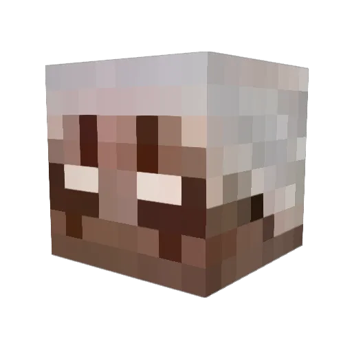RageNeverDies808 Minecraft avatar head, 3D render