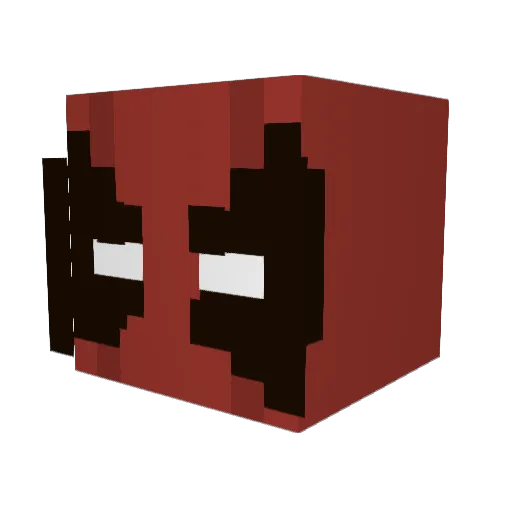 RagePool14 Minecraft avatar head, 3D render