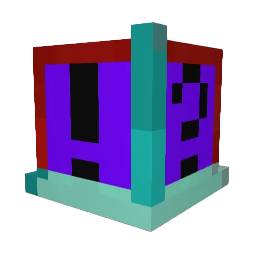 RageQuitter3000 Minecraft avatar head, 3D render
