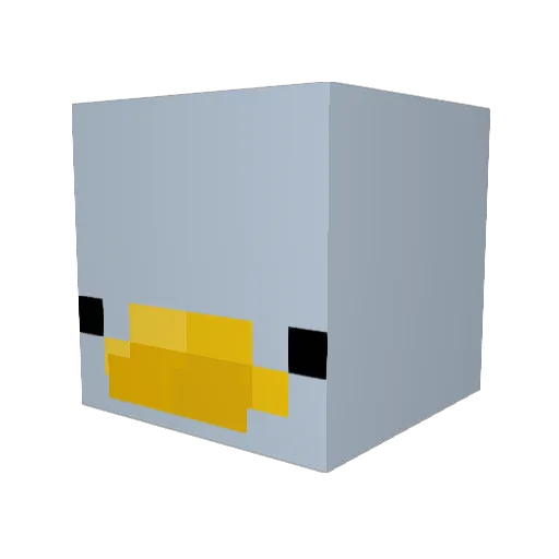 RagebaitingYat Minecraft avatar head, 3D render