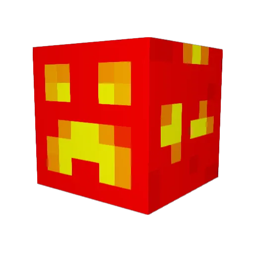 Ragepyre Minecraft avatar head, 3D render