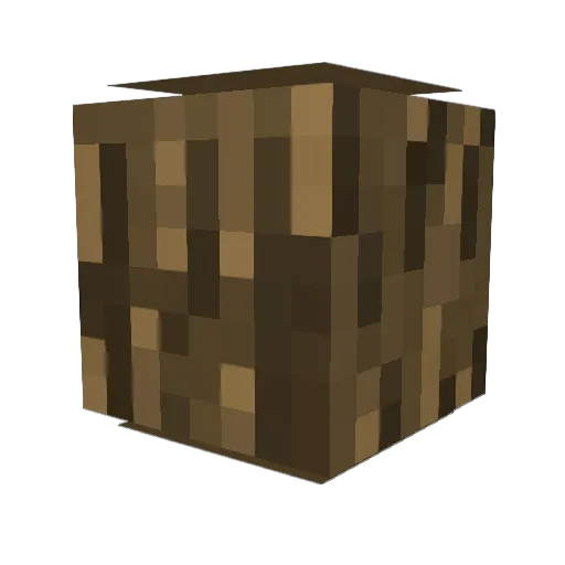 Raggeek Minecraft avatar head, 3D render