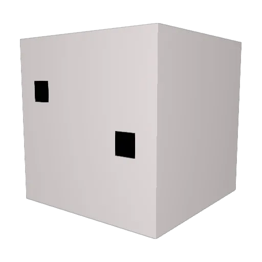 RaggyLuk Minecraft avatar head, 3D render