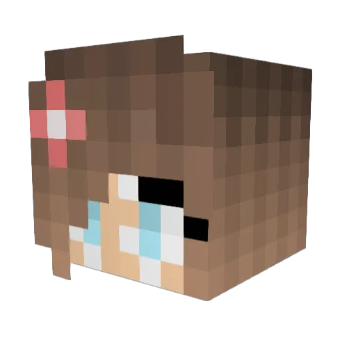 RagingAlex Minecraft avatar head, 3D render