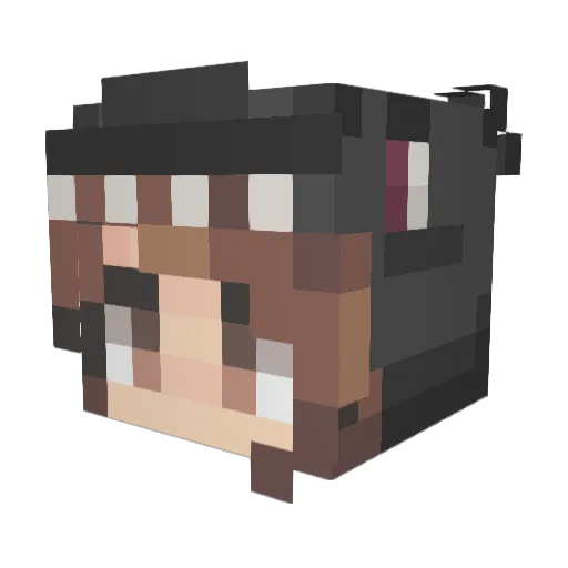 RagingArtist626 Minecraft avatar head, 3D render