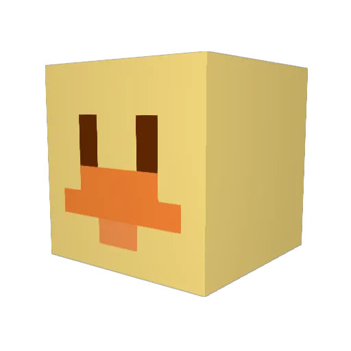 RagingDachshund Minecraft avatar head, 3D render