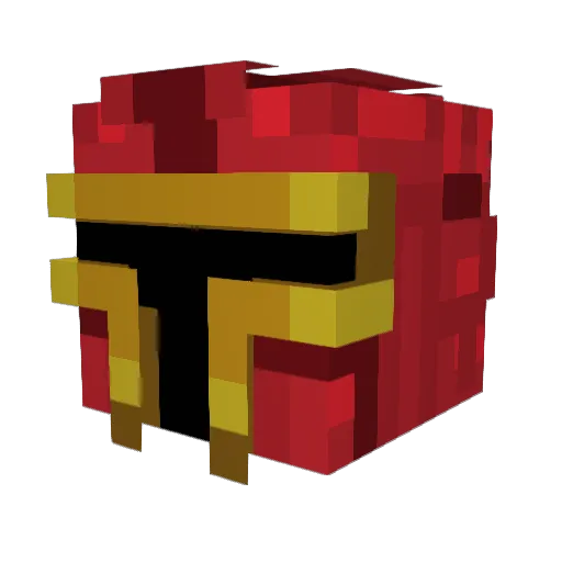 RagingKay Minecraft avatar head, 3D render