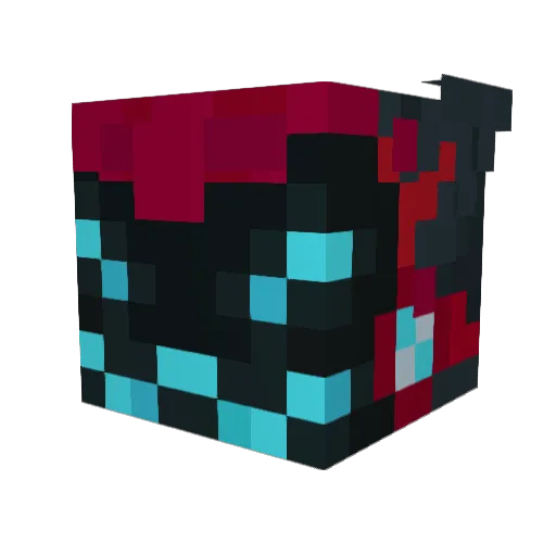 RagingLazar Minecraft avatar head, 3D render