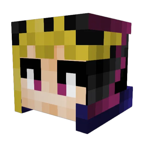 RagingLion07 Minecraft avatar head, 3D render