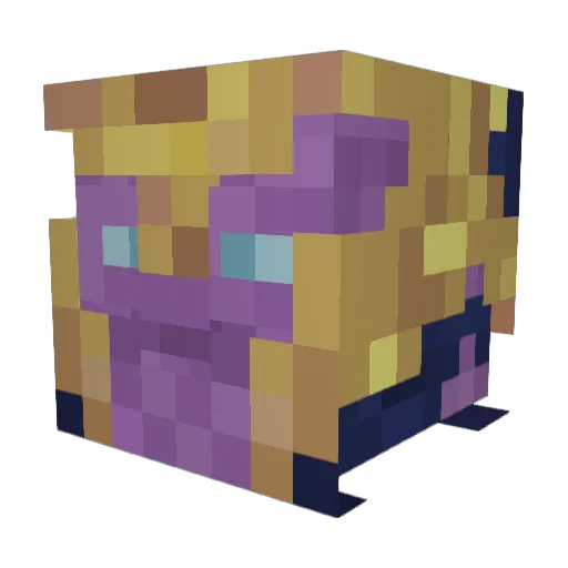 RagingRens Minecraft avatar head, 3D render