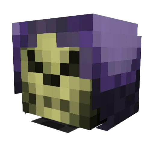 RagingSkeletor Minecraft avatar head, 3D render