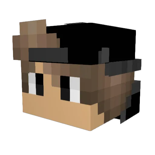Ragingpickle235 Minecraft avatar head, 3D render