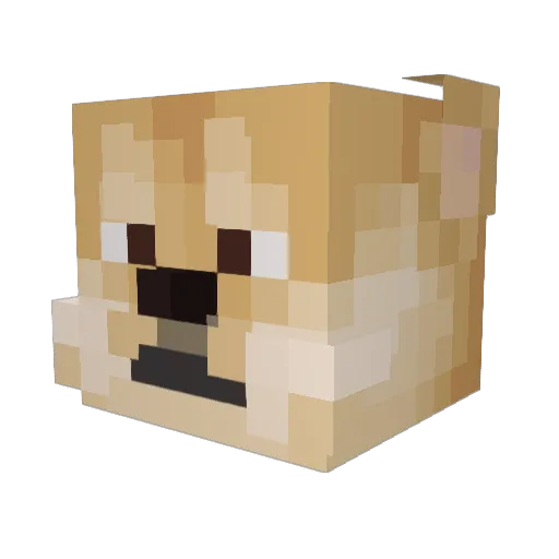 Ragnarok32123 Minecraft avatar head, 3D render
