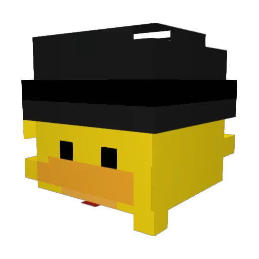 RagnarokRD Minecraft avatar head, 3D render