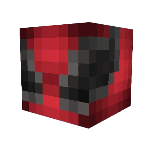 RagnoxPL Minecraft avatar head, 3D render