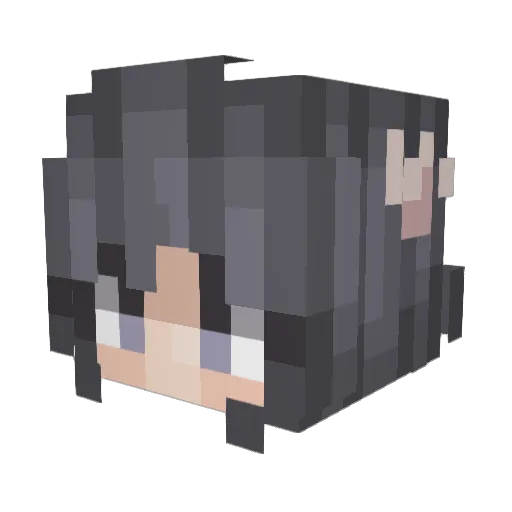 Ragnurak Minecraft avatar head, 3D render