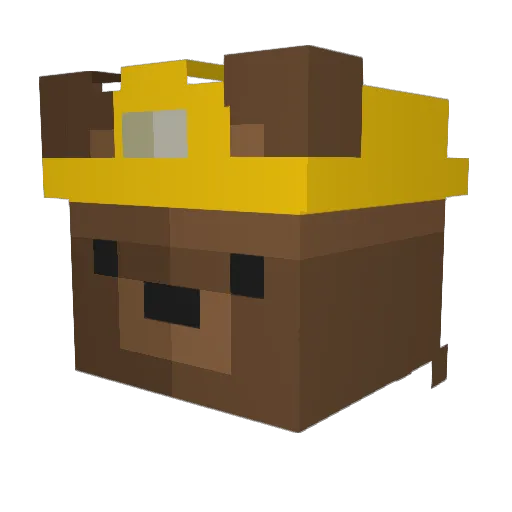 Rago14 Minecraft avatar head, 3D render
