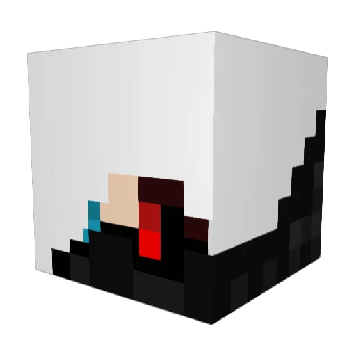 Ragom108 Minecraft avatar head, 3D render
