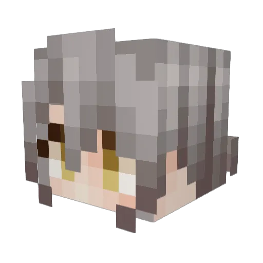 Ragon67 Minecraft avatar head, 3D render