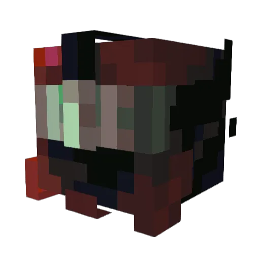 RagoxHatena Minecraft avatar head, 3D render