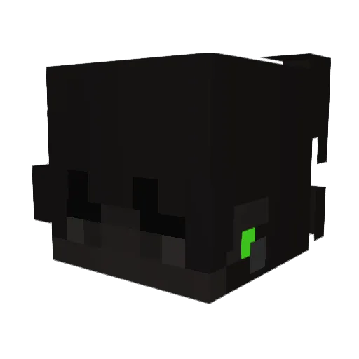 Rags9321 Minecraft avatar head, 3D render
