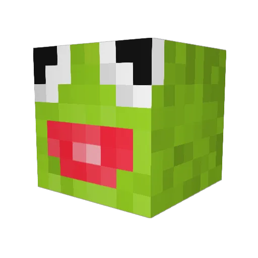 Ragu27 Minecraft avatar head, 3D render