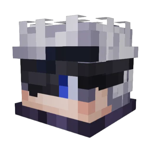 Rah4256 Minecraft avatar head, 3D render