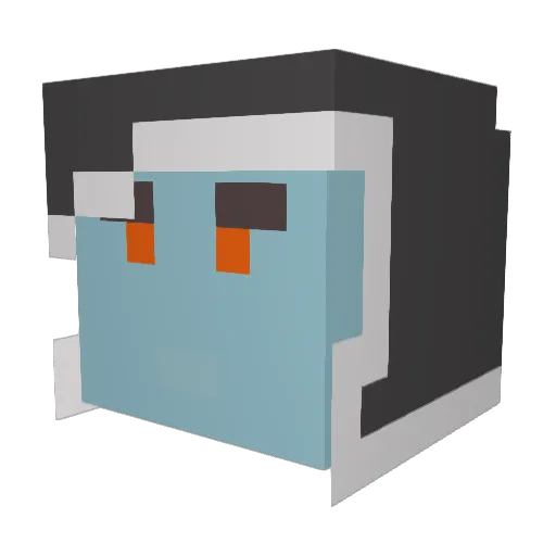 RahoolTheTool Minecraft avatar head, 3D render
