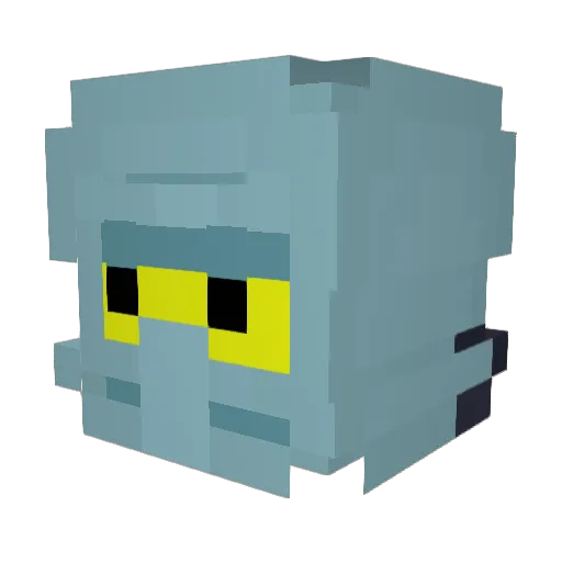 Rai90 Minecraft avatar head, 3D render